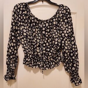Cropped Daisy Shirt